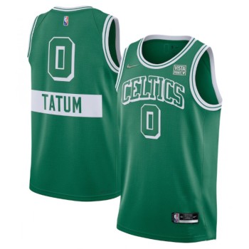 Men's Boston Celtics #0 Jayson Tatum 75th Anniversary 2021 Green Stitched Basketball Jersey Men's Boston Celtics #0 Jayson Tatum 75th Anniversary 2021 Green Stitched Basketball Jersey