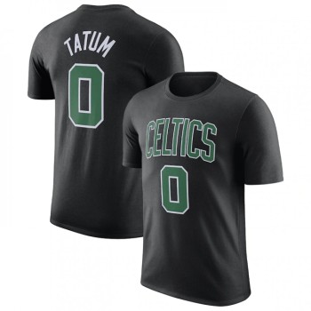 Men's Boston Celtics #0 Jayson Tatum Black 2022/23 Statement Edition Name & Number T-Shirt Men's Boston Celtics #0 Jayson Tatum Black 2022/23 Statement Edition Name & Number T-Shirt