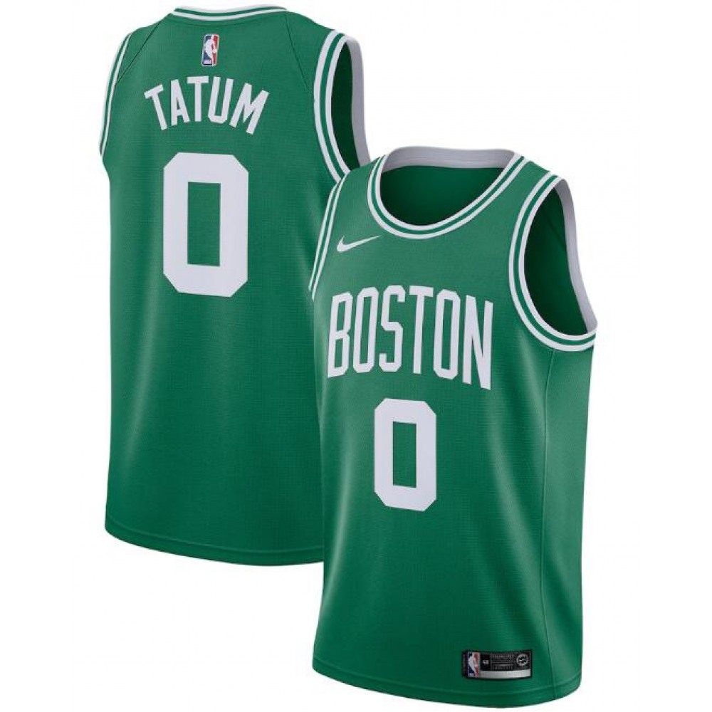 Men's Boston Celtics #0 Jayson Tatum Green Icon Edition Swingman Stitched Jersey