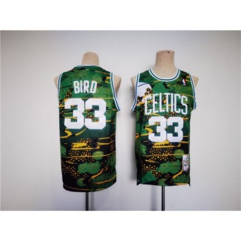 Men's Boston Celtics #33 Larry Bird Green/Black Throwback Stitched Jersey Men's Boston Celtics #33 Larry Bird Green/Black Throwback Stitched Jersey