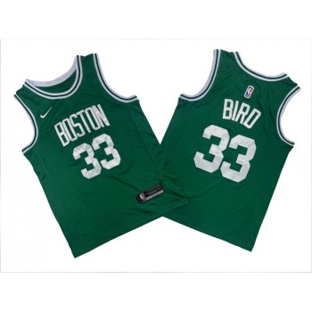Men's Boston Celtics #33 Larry Bird Green Stitched Basketball Jersey Men's Boston Celtics #33 Larry Bird Green Stitched Basketball Jersey