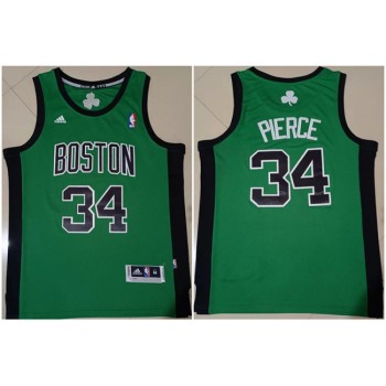 Men's Boston Celtics #34 Paul Pierce Green Stitched Jersey Men's Boston Celtics #34 Paul Pierce Green Stitched Jersey