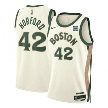 Men's Boston Celtics #42 Al Horford White 2023/24 City Edition Stitched Basketball Jersey Men's Boston Celtics #42 Al Horford White 2023/24 City Edition Stitched Basketball Jersey