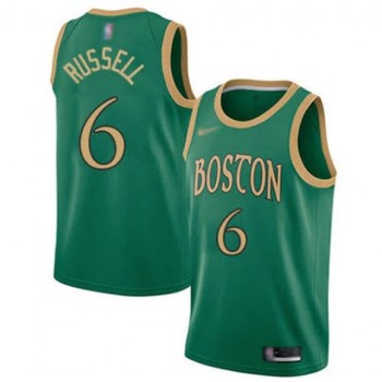 Men's Boston Celtics #6 Bill Russell Green Stitched Basketball Jersey Men's Boston Celtics #6 Bill Russell Green Stitched Basketball Jersey