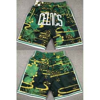Men's Boston Celtics Green/Black Shorts (Run Small) Men's Boston Celtics Green/Black Shorts (Run Small)