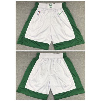 Men's Boston Celtics White Shorts (Run Small) Men's Boston Celtics White Shorts (Run Small)