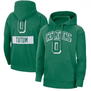 Men's Boston Celtics #0 Jayson Tatum Green Pullover Hoodie Men's Boston Celtics #0 Jayson Tatum Green Pullover Hoodie