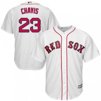 Men's Boston Red Sox #23 Michael Chavis White 2019 Gold Program Cool Base Stitched MLB Jersey Men's Boston Red Sox #23 Michael Chavis White 2019 Gold Program Cool Base Stitched MLB Jersey