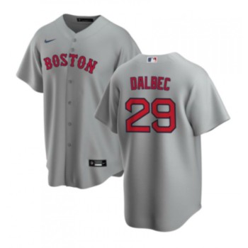 Men's Boston Red Sox #29 Bobby Dalbec Gray Cool Base Stitched Jersey Men's Boston Red Sox #29 Bobby Dalbec Gray Cool Base Stitched Jersey