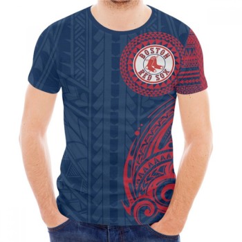 Men's Boston Red Sox Navy/Red T-Shirt Men's Boston Red Sox Navy/Red T-Shirt