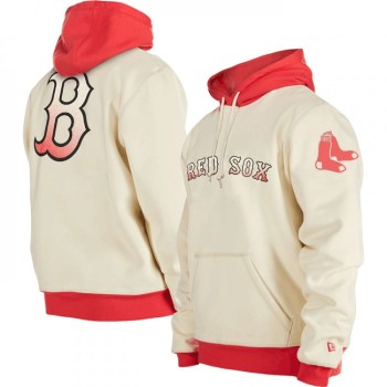 Men's Boston Red Sox White Color Pack Team Front & Back Pullover Hoodie Men's Boston Red Sox White Color Pack Team Front & Back Pullover Hoodie
