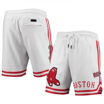 Men's Boston Red Sox White Shorts Men's Boston Red Sox White Shorts