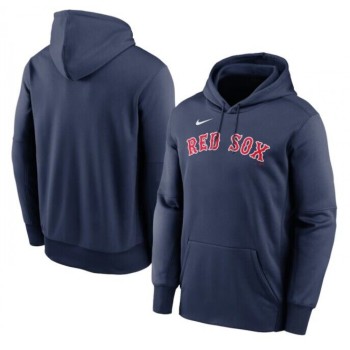 Men's Boston Red Sox Wordmark Therma Performance Pullover Hoodie Men's Boston Red Sox Wordmark Therma Performance Pullover Hoodie
