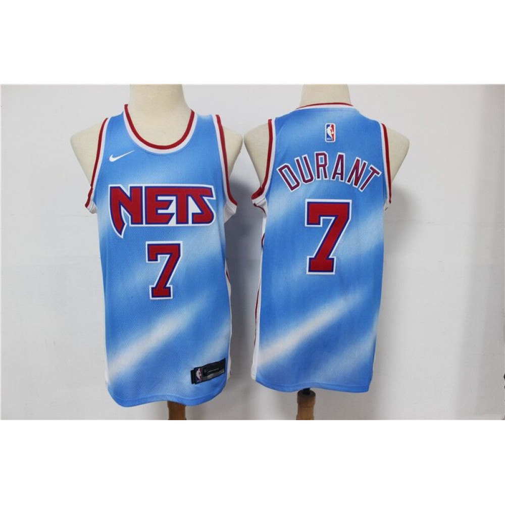 Men's Brooklyn Nets #7 Kevin Durant 2020/21 Blue Stitched NBA Jersey