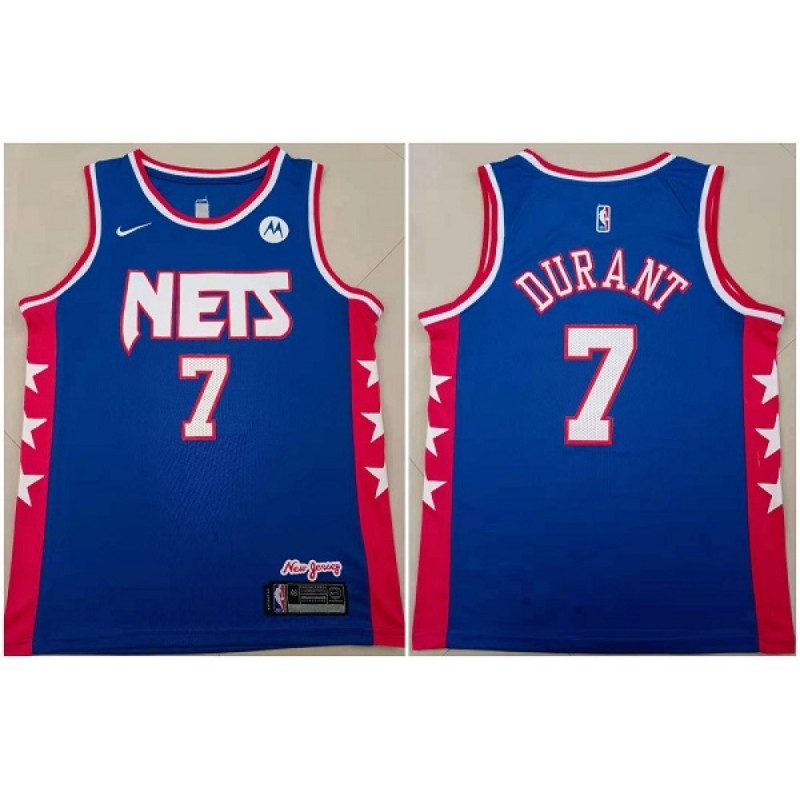 Men's Brooklyn Nets #7 Kevin Durant Blue Stitched Basketball Jersey Men's Brooklyn Nets #7 Kevin Durant Blue Stitched Basketball Jersey