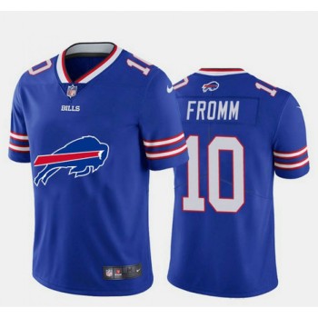 Men's Buffalo Bills #10 Jake Fromm Blue 2020 Team Big Logo Limited Stitched Jersey Men's Buffalo Bills #10 Jake Fromm Blue 2020 Team Big Logo Limited Stitched Jersey