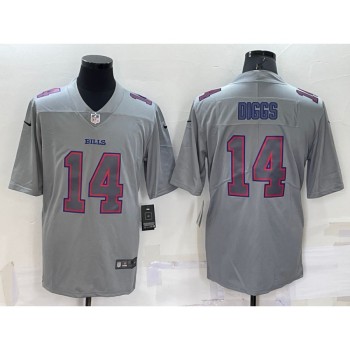 Men's Buffalo Bills #14 Stefon Diggs Grey Atmosphere Fashion Stitched Jersey Men's Buffalo Bills #14 Stefon Diggs Grey Atmosphere Fashion Stitched Jersey