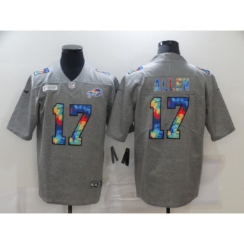 Men's Buffalo Bills #17 Josh Allen 2020 Grey Crucial Catch Limited Stitched Jersey Men's Buffalo Bills #17 Josh Allen 2020 Grey Crucial Catch Limited Stitched Jersey