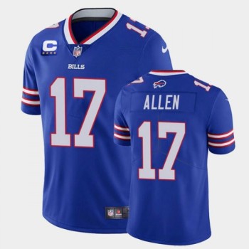 Men's Buffalo Bills #17 Josh Allen 2022 Royal With 4-star C Patch Vapor Untouchable Limited Stitched Jersey Men's Buffalo Bills #17 Josh Allen 2022 Royal With 4-star C Patch Vapor Untouchable Limited Stitched Jersey