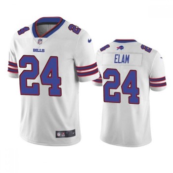 Men's Buffalo Bills #24 Kaiir Elam White Vapor Untouchable Limited Stitched Jersey Men's Buffalo Bills #24 Kaiir Elam White Vapor Untouchable Limited Stitched Jersey
