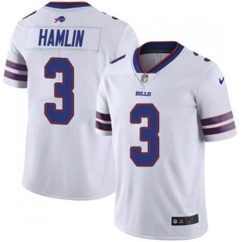 Men's Buffalo Bills #3 Damar Hamlin White Vapor Untouchable Limited Stitched Jersey Men's Buffalo Bills #3 Damar Hamlin White Vapor Untouchable Limited Stitched Jersey