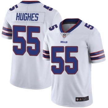 Men's Buffalo Bills #55 Jerry Hughes White Vapor Untouchable Limited Stitched Jersey Men's Buffalo Bills #55 Jerry Hughes White Vapor Untouchable Limited Stitched Jersey