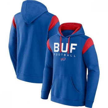 Men's Buffalo Bills Royal Call The Shot Pullover Hoodie Men's Buffalo Bills Royal Call The Shot Pullover Hoodie