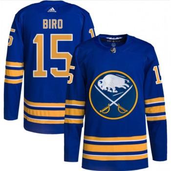 Men's Buffalo Sabres #15 Brandon Biro Blue Stitched Jersey Men's Buffalo Sabres #15 Brandon Biro Blue Stitched Jersey