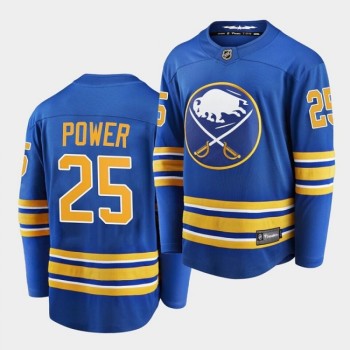 Men's Buffalo Sabres #25 Owen Power Royal Stitched Jersey Men's Buffalo Sabres #25 Owen Power Royal Stitched Jersey