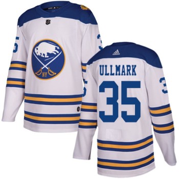 Men's Buffalo Sabres #35 Linus Ullmark White Stitched NHL Jersey Men's Buffalo Sabres #35 Linus Ullmark White Stitched NHL Jersey