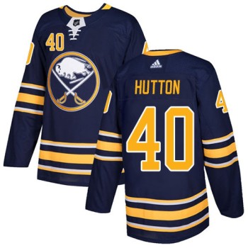 Men's Buffalo Sabres #40 Carter Hutton Navy Stitched NHL Jersey Men's Buffalo Sabres #40 Carter Hutton Navy Stitched NHL Jersey