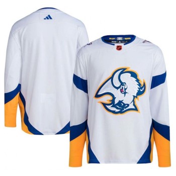 Men's Buffalo Sabres Blank White 2022/23 Reverse Retro Stitched Jersey Men's Buffalo Sabres Blank White 2022/23 Reverse Retro Stitched Jersey