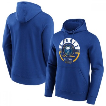 Men's Buffalo Sabres Royal Block Party Hoodie Men's Buffalo Sabres Royal Block Party Hoodie