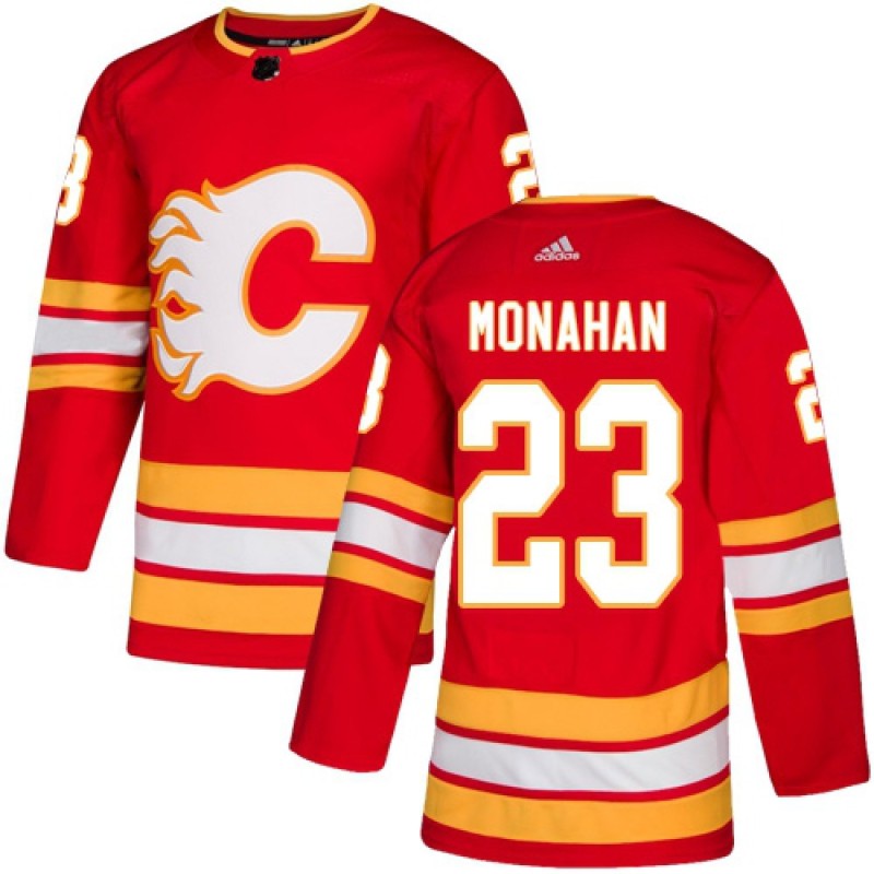 Men's Calgary Flames #23 Sean Monahan Red Stitched NHL Jersey Men's Calgary Flames #23 Sean Monahan Red Stitched NHL Jersey
