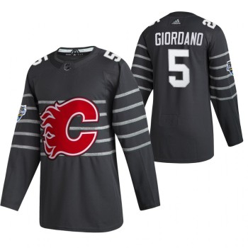 Men's Calgary Flames #5 Mark Giordano 2020 Grey All Star Stitched NHL Jersey Men's Calgary Flames #5 Mark Giordano 2020 Grey All Star Stitched NHL Jersey