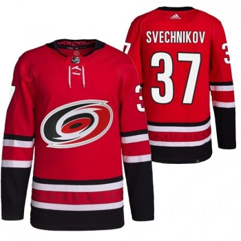 Men's Carolina Hurricanes #37 Andrei Svechnikov Red Stitched Jersey Men's Carolina Hurricanes #37 Andrei Svechnikov Red Stitched Jersey