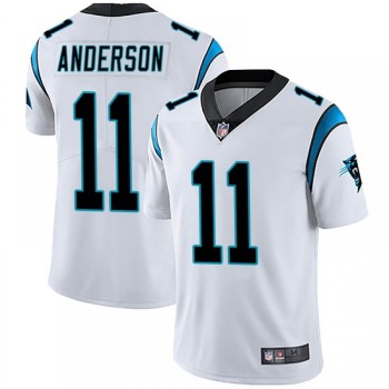 Men's Carolina Panthers #11 Robby Anderson White Vapor Untouchable Limited Stitched Jersey Men's Carolina Panthers #11 Robby Anderson White Vapor Untouchable Limited Stitched Jersey
