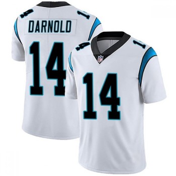Men's Carolina Panthers #14 Sam Darnold White Vapor Untouchable Limited Stitched Jersey Men's Carolina Panthers #14 Sam Darnold White Vapor Untouchable Limited Stitched Jersey
