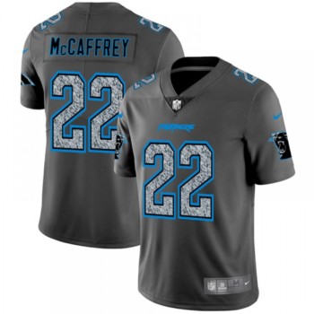 Men's Carolina Panthers #22 Christian McCaffrey 2019 Gray Fashion Static Limited Stitched NFL Jersey Men's Carolina Panthers #22 Christian McCaffrey 2019 Gray Fashion Static Limited Stitched NFL Jersey