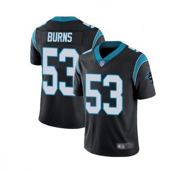 Men's Carolina Panthers #53 Brian Burns Black Vapor Untouchable Limited Stitched Jersey Men's Carolina Panthers #53 Brian Burns Black Vapor Untouchable Limited Stitched Jersey
