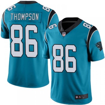 Men's Carolina Panthers #86 Colin Thompson Blue Vapor Untouchable Limited Stitched Jersey Men's Carolina Panthers #86 Colin Thompson Blue Vapor Untouchable Limited Stitched Jersey