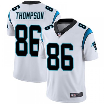 Men's Carolina Panthers #86 Colin Thompson White Vapor Untouchable Limited Stitched Jersey Men's Carolina Panthers #86 Colin Thompson White Vapor Untouchable Limited Stitched Jersey