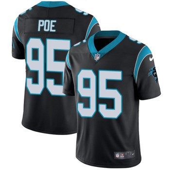 Men's Carolina Panthers #95 Dontari Poe Black Vapor Untouchable Limited Stitched NFL Jersey Men's Carolina Panthers #95 Dontari Poe Black Vapor Untouchable Limited Stitched NFL Jersey