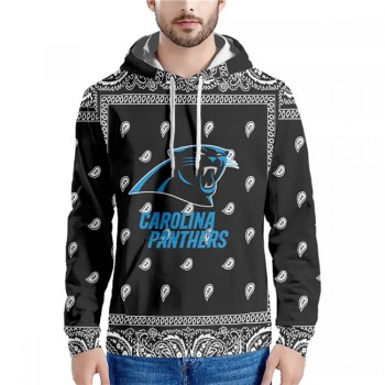 Men's Carolina Panthers Black Pullover Hoodie Men's Carolina Panthers Black Pullover Hoodie