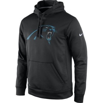 Men's Carolina Panthers Black Practice Performance Pullover Hoodie Men's Carolina Panthers Black Practice Performance Pullover Hoodie