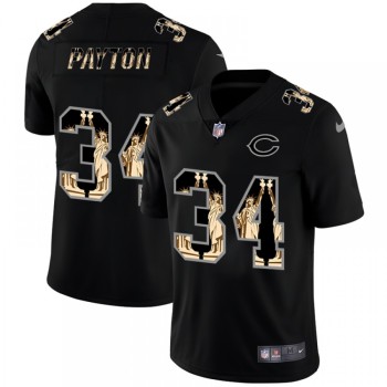Men's Chicago Bears #34 Walter Payton 2019 Black Statue of Liberty Limited Stitched NFL Jersey Men's Chicago Bears #34 Walter Payton 2019 Black Statue of Liberty Limited Stitched NFL Jersey