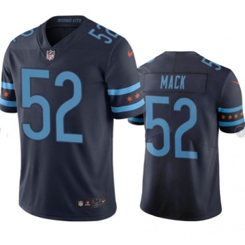 Men's Chicago Bears #52 Khalil Mack Navy 2019 City Edition Limited Stitched NFL Jersey Men's Chicago Bears #52 Khalil Mack Navy 2019 City Edition Limited Stitched NFL Jersey