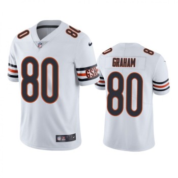 Men's Chicago Bears #80 Jimmy Graham White Vapor untouchable Limited Stitched Jersey Men's Chicago Bears #80 Jimmy Graham White Vapor untouchable Limited Stitched Jersey