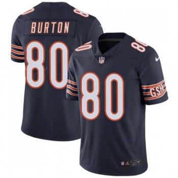 Men's Chicago Bears #80 Trey Burton Navy Blue Vapor Untouchable Limited Stitched NFL Jersey Men's Chicago Bears #80 Trey Burton Navy Blue Vapor Untouchable Limited Stitched NFL Jersey