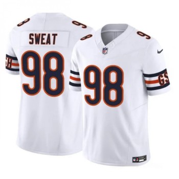 Men's Chicago Bears #98 Montez Sweat White 2023 F.U.S.E. Vapor Stitched Football Jersey Men's Chicago Bears #98 Montez Sweat White 2023 F.U.S.E. Vapor Stitched Football Jersey